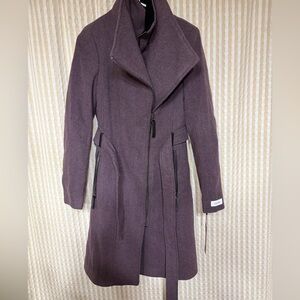 Calvin Klein Women's Purple Coat